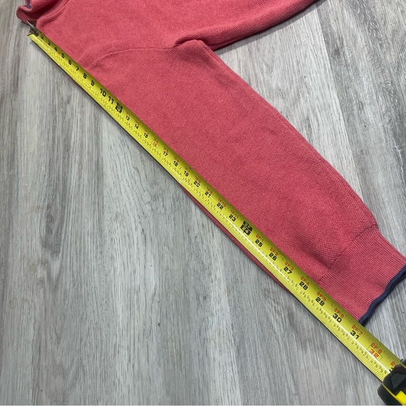 Ralph Lauren Men's light red quarter Zip-Up Sweater 100% pima cotton sz XL - Picture 10 of 10